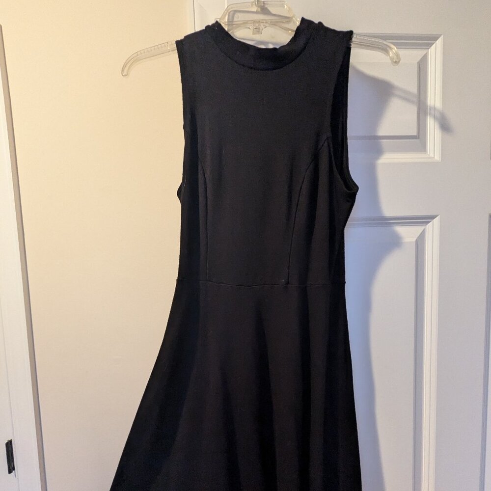 Black Mockneck Dress